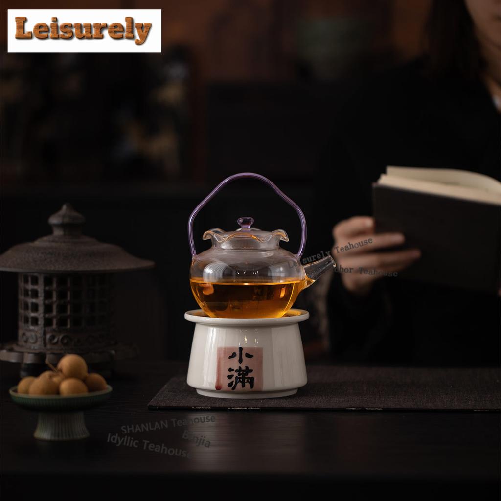 Flower Mouth Handle Boiling Water Kettle Large Capacity Tea Soaking Pot Household Flower Tea Kettle with Filter Teaware Supplies