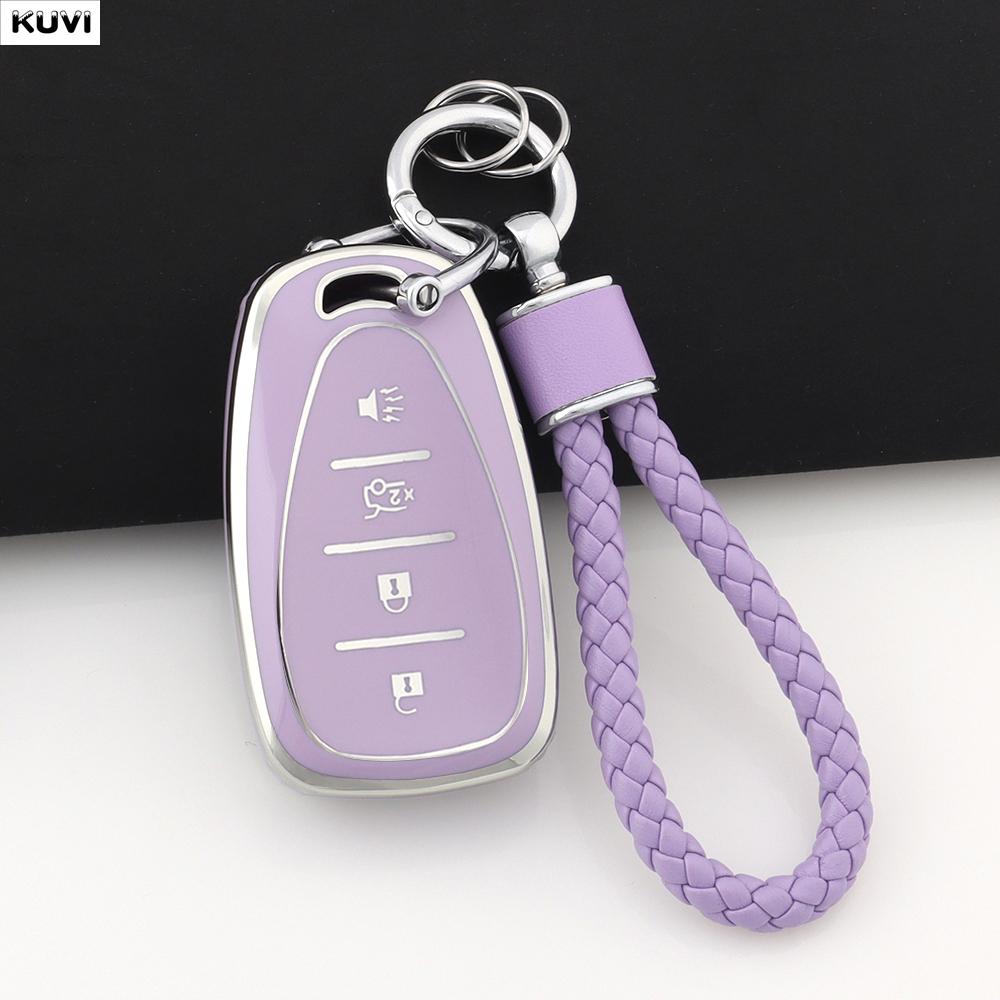 4 5 Buttons Tpu Car Key Case Cover For Chevrolet Chevy Malibu Camaro Cruze Traverse Spark Equinox Sonic Volt Bolt Accessories