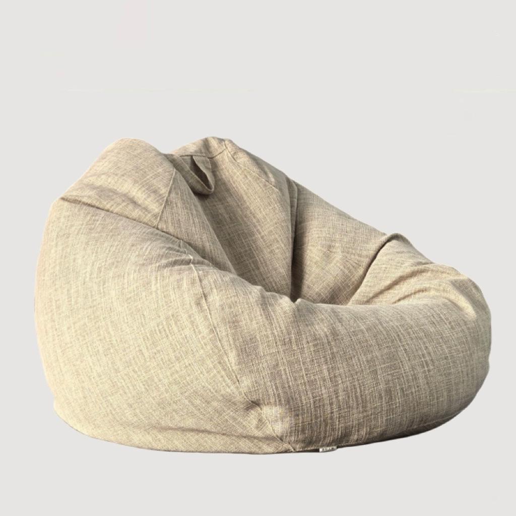Cotton Linen Striped Washable Bean Bag Sofa for Living Room
