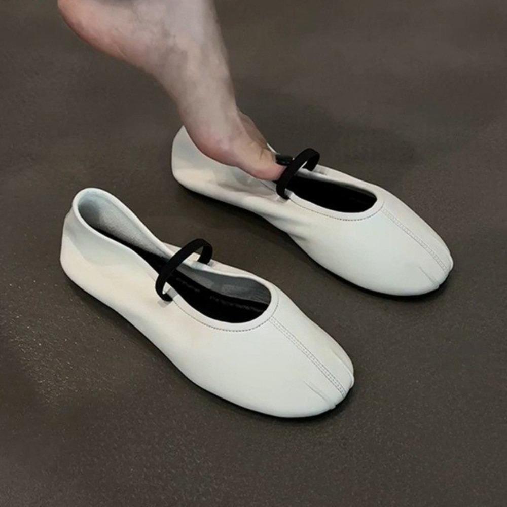 Herbst Design Damen Ballerinas Schuhe Mode Komfort Street Style Weiche Sohle Damen Kleid Leder Mary Jane Schuhe