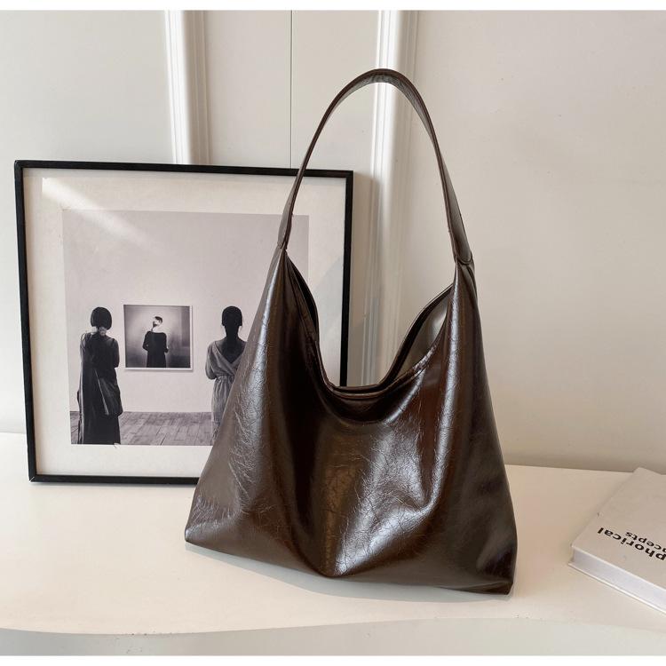 Autorización: Bolso Tote de Gran Capacidad para Mujer Otoño/Invierno 2025 - Bolso de Hombro para el Trabajo y el Desplazamiento de Melaude Fashion