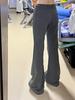 2024 New Women's High-Waist Flare Sweatpants - Slimming, Floor-Length Horseshoe Design
