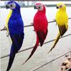 25/35cm Handmade Simulation Parrot Feather Ornament Garden Bird Prop Decoration