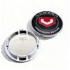 4 Stück VOSSEN Logo Emblem Auto Radnabendeckel 65MM Clips 56MM Räder Nabenkappe Vossen Abzeichen Felgennabendeckel Abdeckung Auto Zubehör