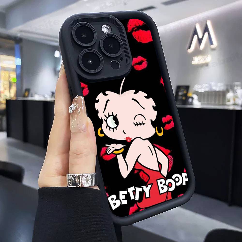 Sexy Girl B-Betty Boop Phone Case For IPhone 17 16 15 14 13 Pro Max Plus 12 11 Cover