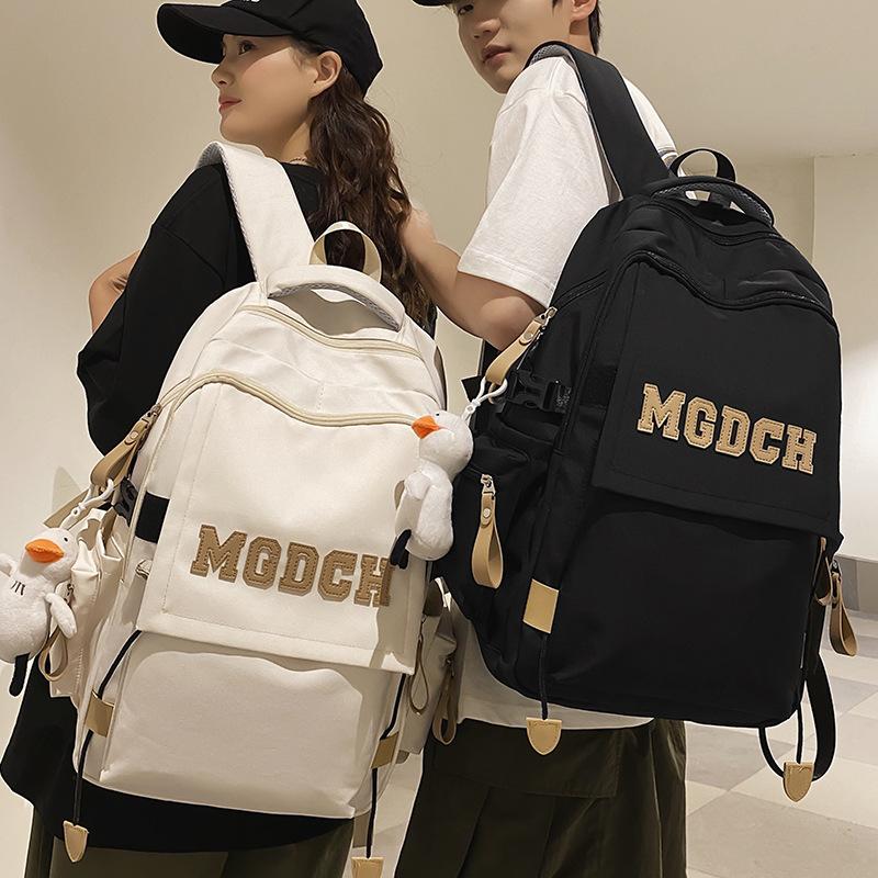 Male Style College Students Middle School Students Junior High School Girls Elementary School Students Letter Backpack