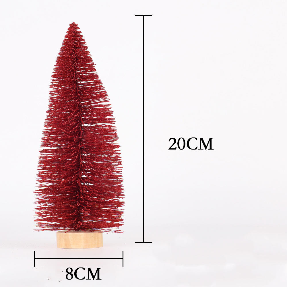 15/25cm Mini Christmas Tree Fake Pine Trees DIY Photo Prop for Home Decoration 2025 New Year Gift  DIY Craft Desktop Xmas Decor