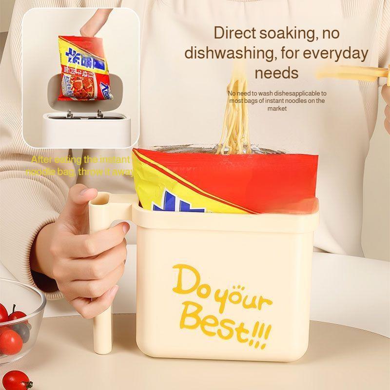 Instant Noodles Container High Temperature Resistant Reusable Portable Leakproof for Students Office Travel Camping Essentials