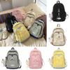 Canvas School Backpack For Middle School Students With Large Capacity And Comfortable Archshaped Straps For Boys And Girls