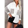 New Autumn Leopard Print Women's Shirt Collared Hole Casual Jacket