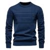 2025 Autumn/Winter New European Men'S Round Neck Hoodie High Quality Men'S Solid Color Sweater