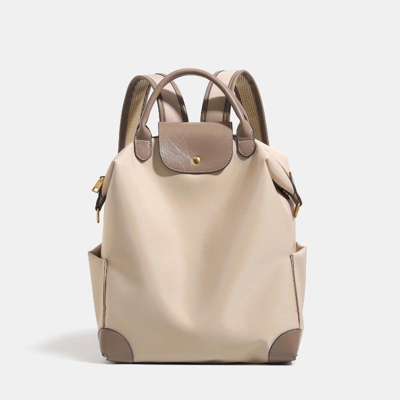 

Повседневный рюкзак для мамы большой вместимости, Легкий и модный дорожный рюкзак для поездок на работу, Сумка для компьютера шампанского