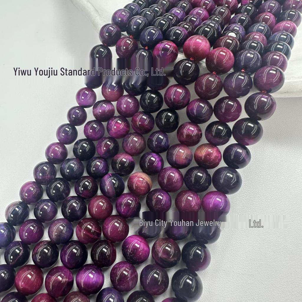 Handmade Natural Colorful Tiger Eye Stone Beaded Jewelry Accessories