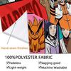 Naruto Shinobi Legacy Wall Tapestry Aesthetic Wall Hanging Printed Fabric Blanket Decorative Tapestries For Bedroom Living Room Home Decor