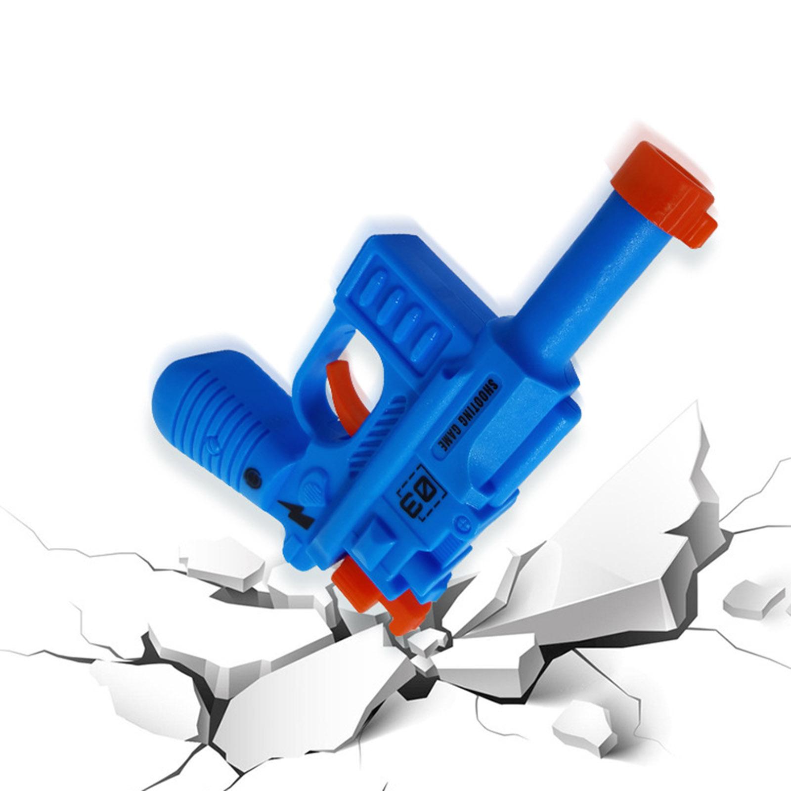 Игрушечный пистолет-бластер с 10 мягкими дротиками — фото 4