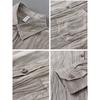 Spring Summer Retro Distressed Pleat Cotton Linen Long sleeve Shirts Men's Chinese Style Loose Casual Shirt Breathable Linen