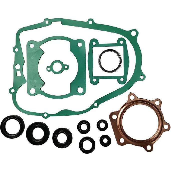 Engine Head Complete Gasket Kit with Oil Seals Top Bottom End Set Compatible for Yamaha Blaster 200 YFS200 1988-2006