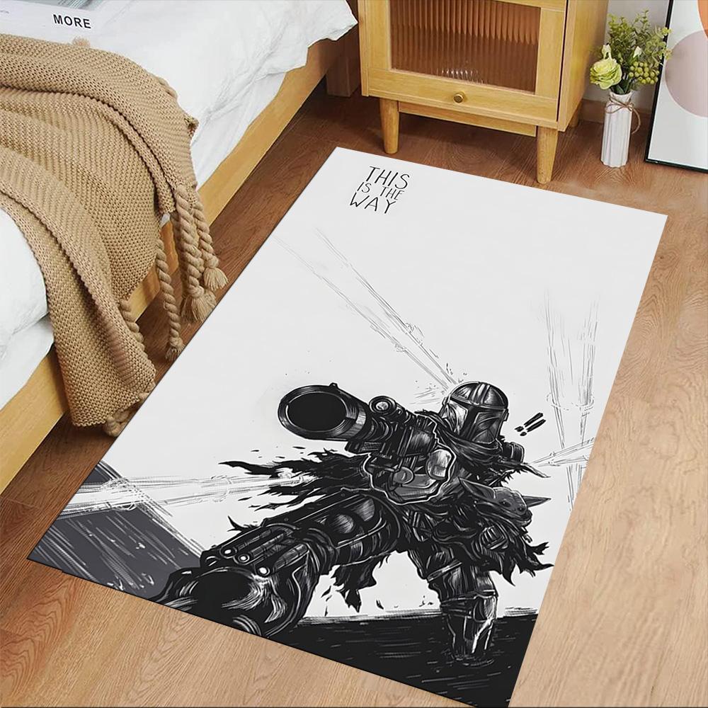 Star Wars Floor Mat Suitable for Foyer Game Room Bedrooms Balcony Anti-slip Rug Office Home Decor Luxury Gift for Birthday, Christmas, Wedding