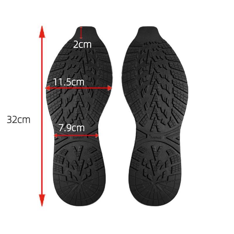 Suole in gomma per uomo Donna Scarpe Suola di ricambio Solette Foglio di riparazione Sneakers Protezione suola Toppa antiscivolo antiusura