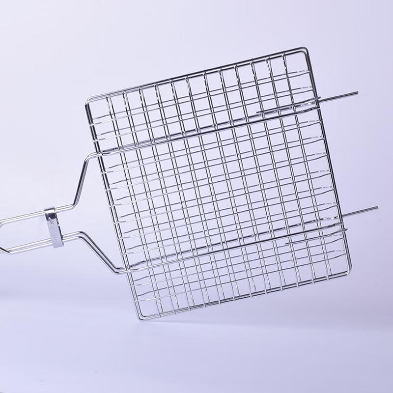 SMVP Barbecue Grill Net with Wooden Handle