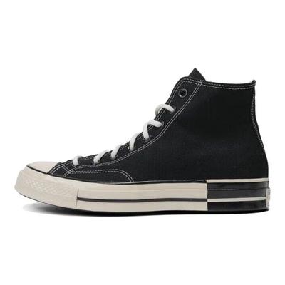Chuck 70 High Black Natural Ivory Unisex Sneakers Vintage-White A08134C