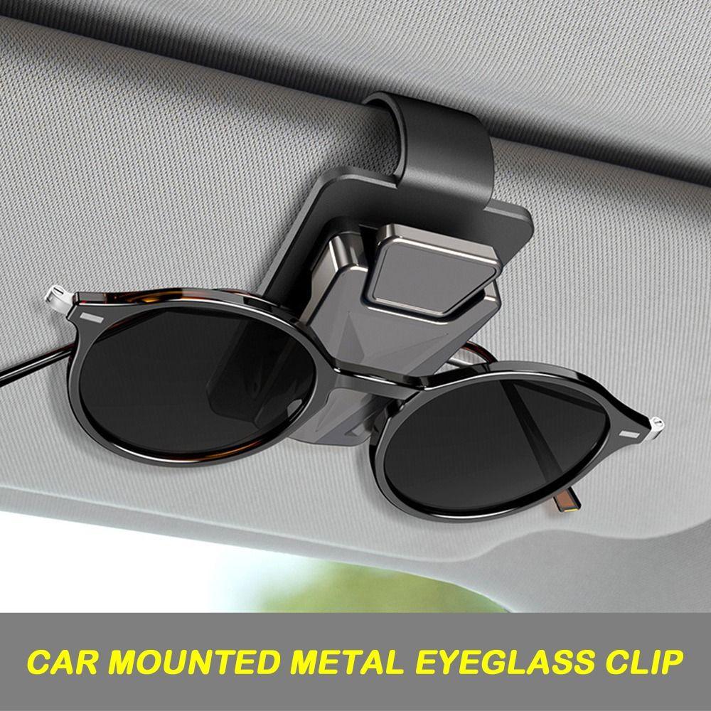 Metal Buckle Sunglasses Clip Premium Automobile Glasses Organizer  for Car Visor