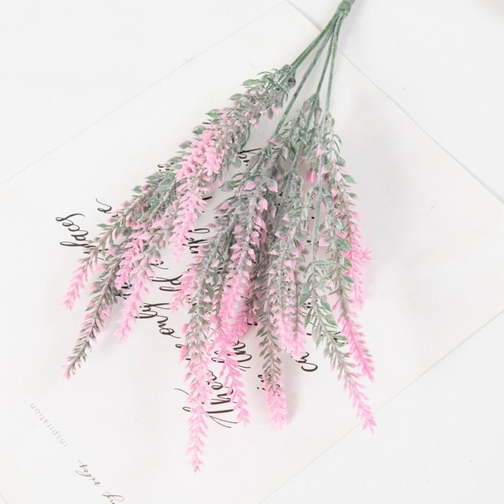 Supplies Plastic Artificial Flowers Floral Arrangement DIY Plastic Lavender Multicolor Wedding Decorative Flowers Home Table