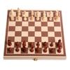Children's Foldable Wooden Chess Set - 0.6kg Chinese Chess Board Game for Parent-Child Interaction