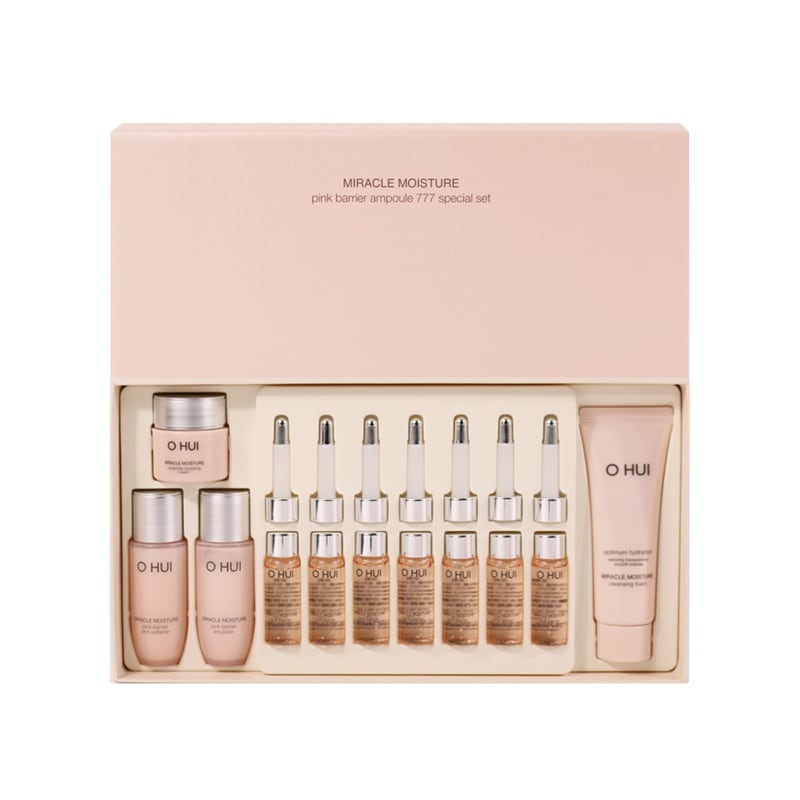 Miracle Moisture Pink Barrier Ampoule 777 Special Set