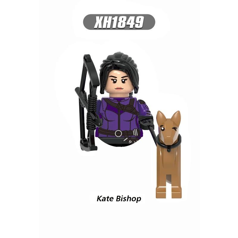 Marvel Building Blocks Mini Action Figures Children's Party Gifts Brick Toy Doctor Strange Spider-Man Kate Bishop