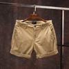 Men's Korean Style Casual Summer Wide-Leg Shorts with Unique Belt Design