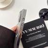 2025 Čtvercová CD textura galvanizovaný magnetický kryt na telefon s fólií na objektiv, vhodný pro iPhone 16 Pro Max 15 14 13 Pro plný ochranný kryt proti pádu