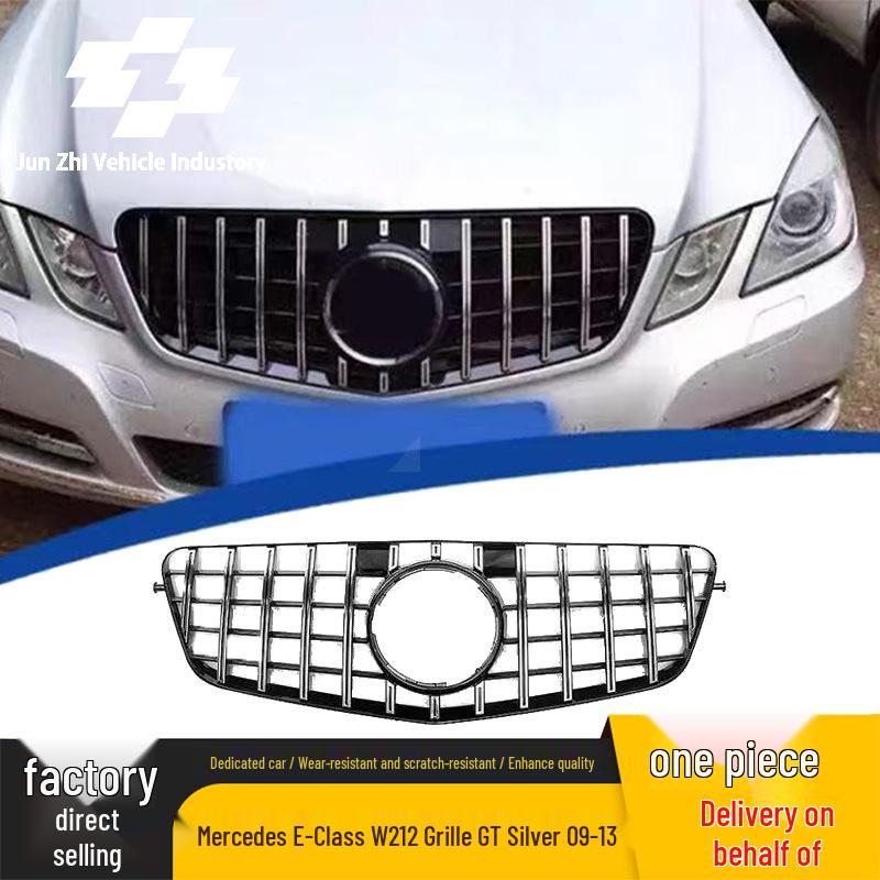 Replacement Grille for 2009 Mercedes-Benz E-Class W212 (GT Silver)