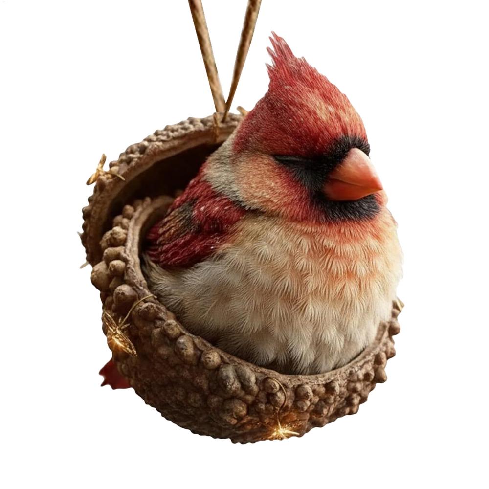 2D Acrylic Navidad Animal Christmas Ornaments Seasonal Decoration New Year Hanging for Holiday Home Office Living Room Garden