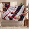 St. Louis Cardinals Flannel Blanket, Custom Name Text Personalized Soft Throw Blanket Home Decor Gift