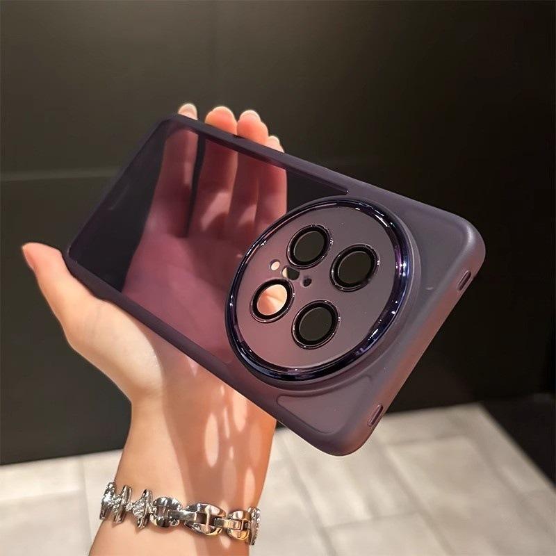Applicable To Huawei Mate70pro Phone Case with Built-in Lens Film and Mate60pro All-inclusive Anti-drop Protective Case