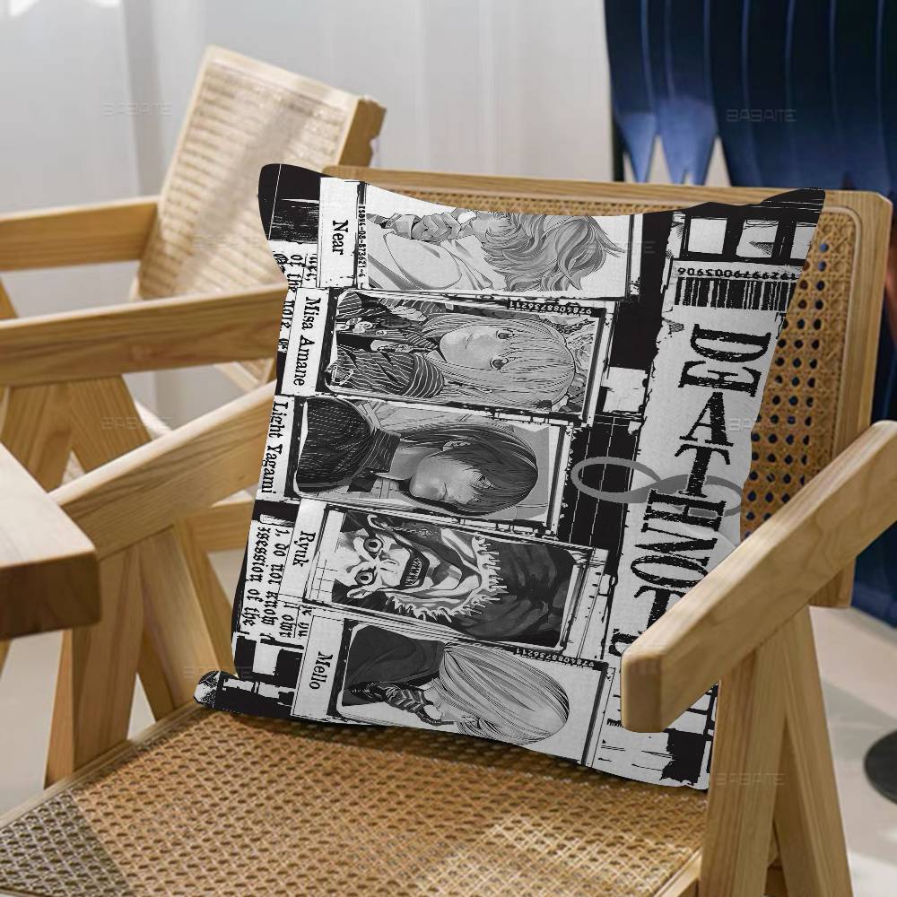 Death Note Anime Pillow Anime Pillow Sofa Bed Head Pillow Cover Cushion Cover 45x45 Cm Fashion