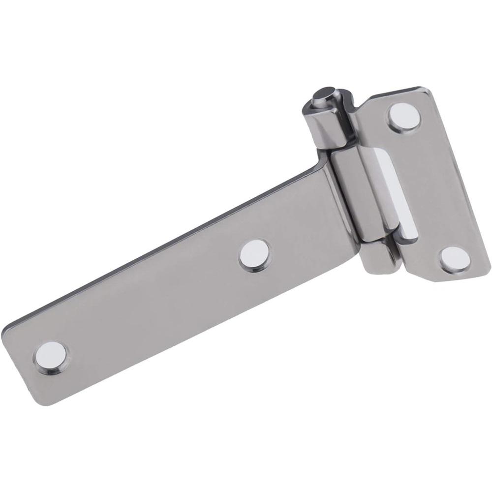  2 Piece T-Container Hitch Highly Polished Solid Forged 304 Stainless Steel T-Hitch 135x58mm For Trucks Vans RVs Trailers Accessories