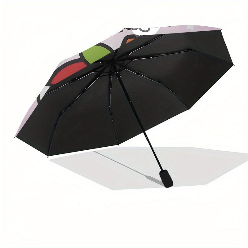 1pc Hello Kitty Apple Star Umbrella with Plastic Handle,Suitable for All Seasons Home Travel Outdoor UmbrellaSanlio001