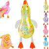 Ultra Soft Duck Pinch And Stress Relief Slow Rebound TPR Glitter Duck Fidget Stress Relief Cute Duck Squishy Sugar Stress Ball