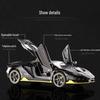 Jianyuan LP770 Alloy Diecast Supercar Model with Pull-Back and Open Door Features