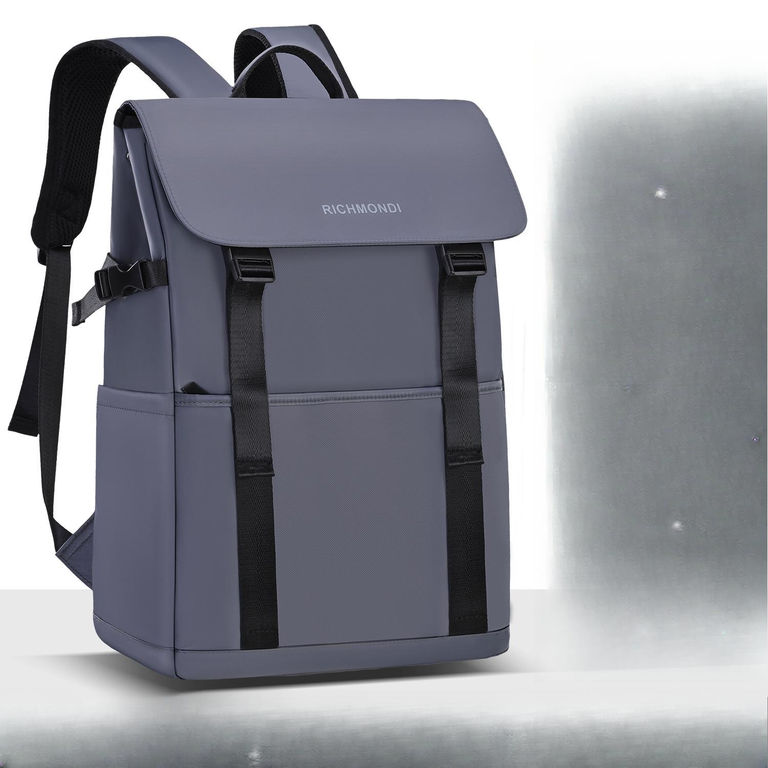 

Простой мужской рюкзак для студента колледжа, рюкзак для путешествий и отдыха и компьютерная сумка большой вместимости Single schoolbag