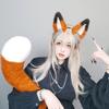 Anime Cosplay Set Adults: Dog Ear Headband Fox Tail Japanese Style Cartoon Costume Accessories