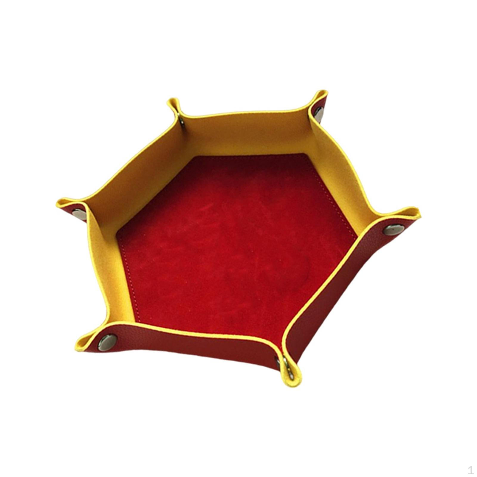 

Поднос из искусственной кожи двухсторонний коврик для настольных игр, монет, конфет