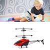 Induction Helicopter Toy for Beginners USB Charging Automatic Rise RC Aircraft Toy Flying Toy for Daily Play Red