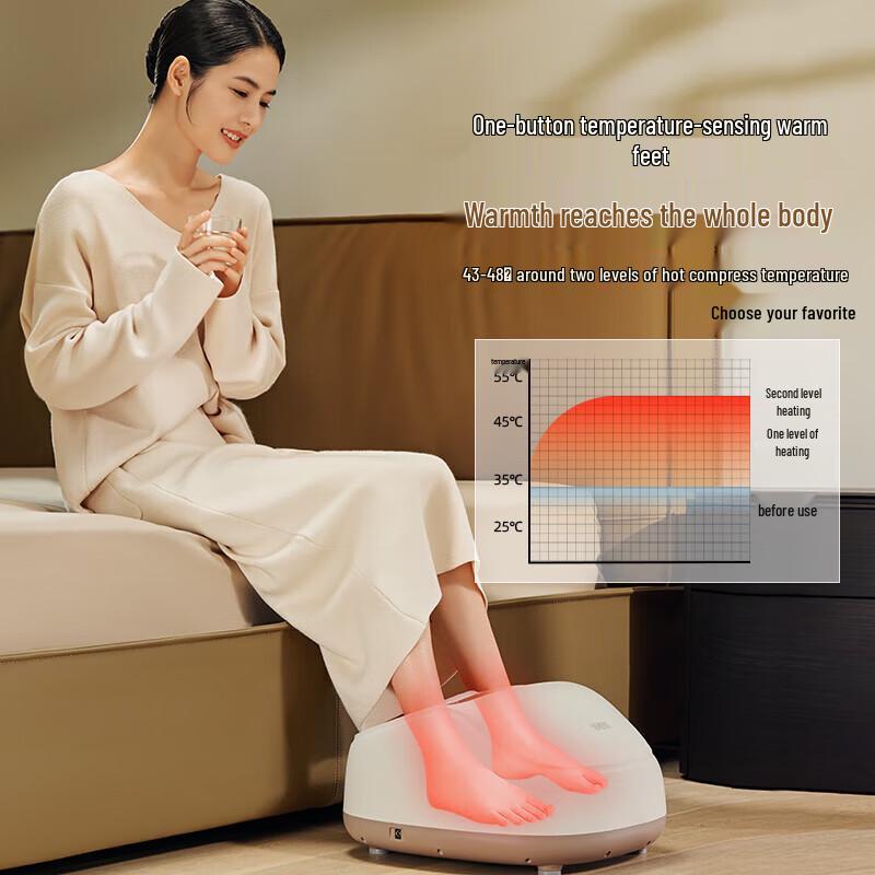 Breo Heated Electric Foot Massager CN plug (adapter included)