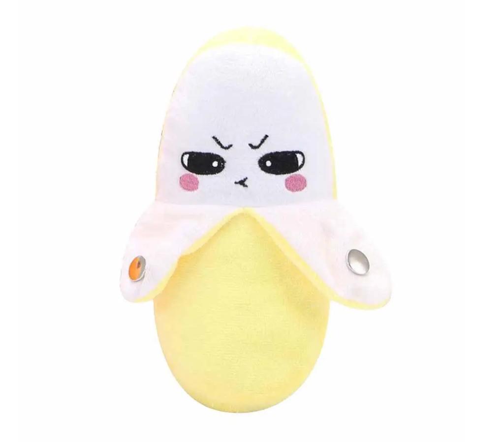 Creative Peculiar Music Rhythm Parent-Child Interactive Plush Doll Banana Fruit Induction Toy Cultivate Music Perception Ability