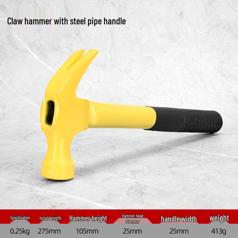 Młotek ciesielski wielofunkcyjny: Kompaktowe Stalowe Narzędzie do Obróbki Drewna i Użytku Domowego