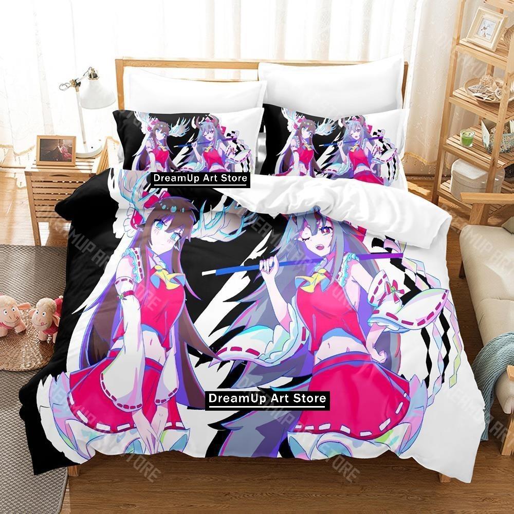 3D Printed Muse Dash Game Bedding Set for Boys Girls Duvet Cover Pillowcase Twin Queen King Full Single Double Sizes