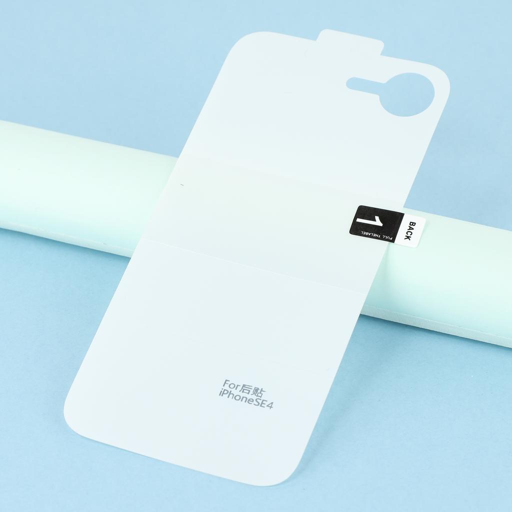 For iPhone 16e Anti Scratch Hydrogel Film Ultra Clear Full Cover Soft TPU Phone Back Protector